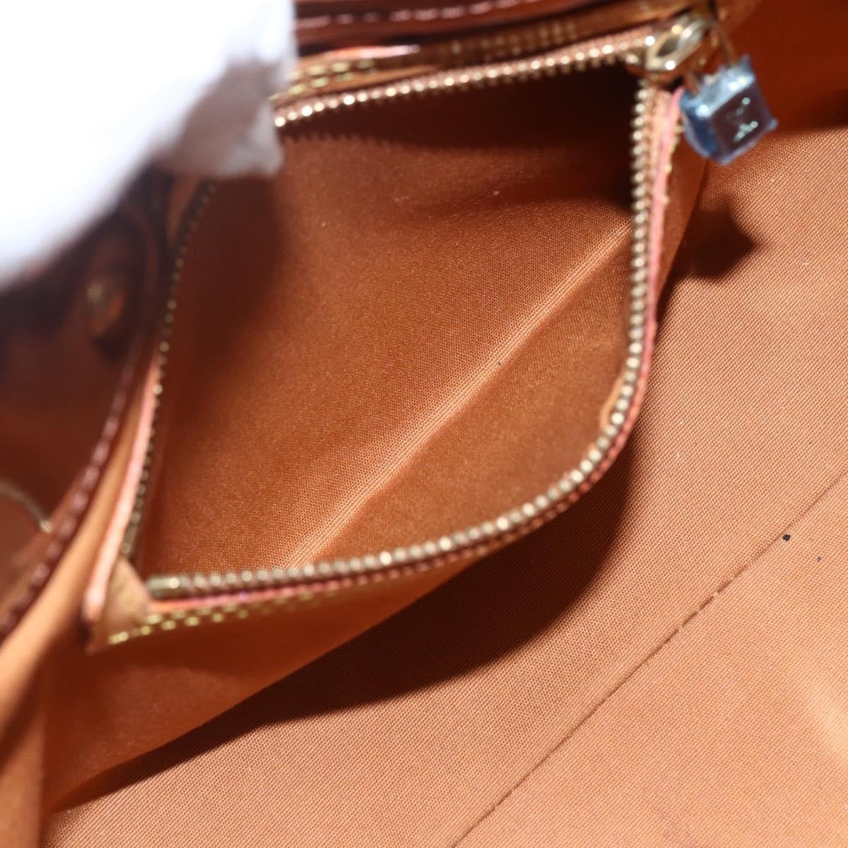 Louis Vuitton Reade Monogram Vernis Brown Patent_Leather Handbag (Pre-Owned)