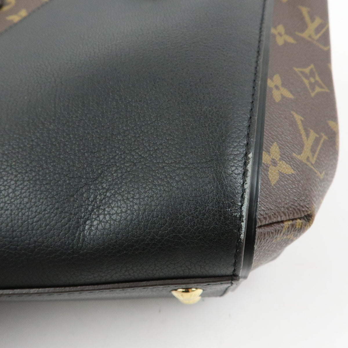 Louis Vuitton Kimono Monogram Canvas And Leather Brown Canvas Handbag (Pre-Owned)