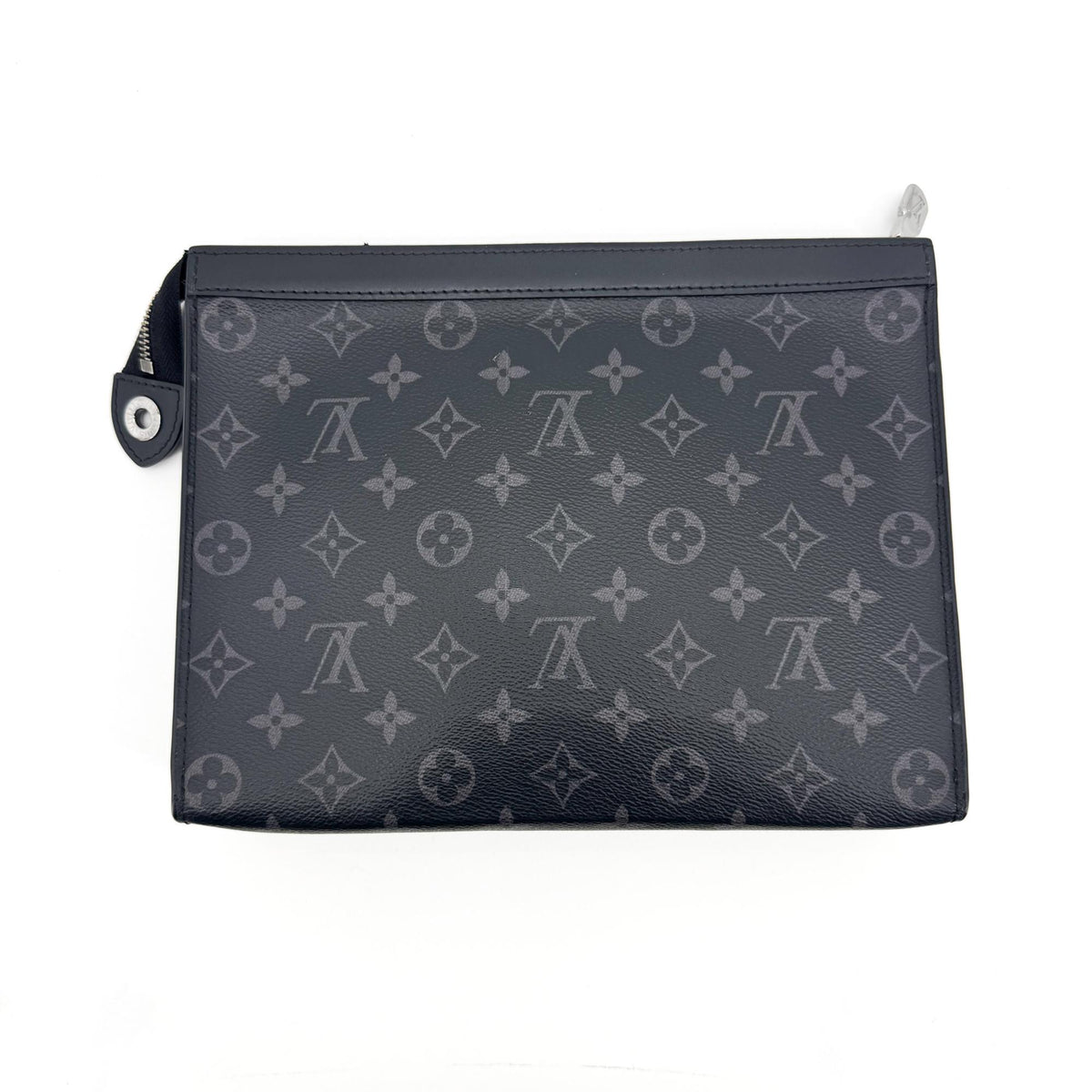 Louis Vuitton Pochette Voyage Reverse Monogram Eclipse Canvas Black Canvas Clutche & Pouche Bag (Pre-Owned)