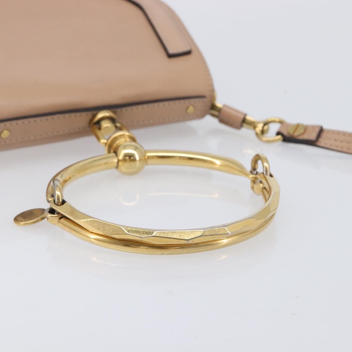 Chloe Nile Leather Pink Leather Crossbody Bag Bag (Pre-Owned)