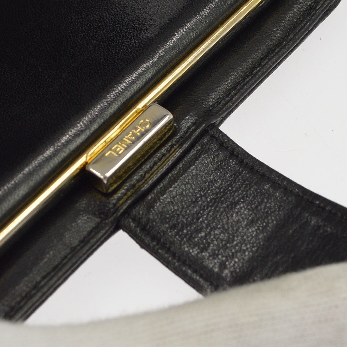 Chanel Timeless Cc French Caviar Black Leather Wallets Accessory (Pre-Owned)