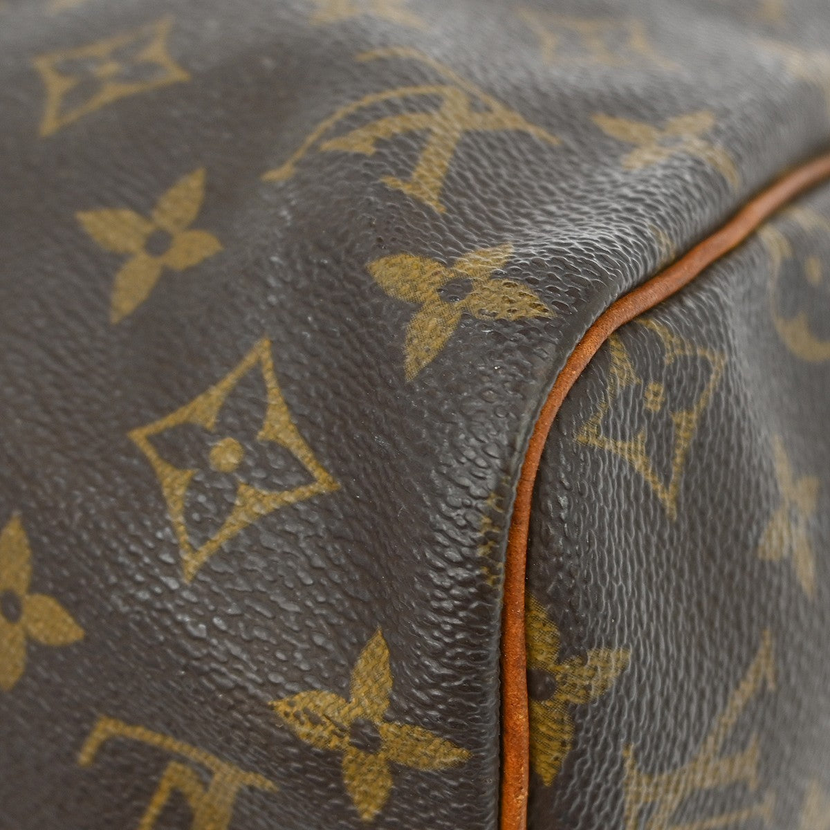 Louis Vuitton Speedy Monogram Brown Canvas Handbag (Pre-Owned)