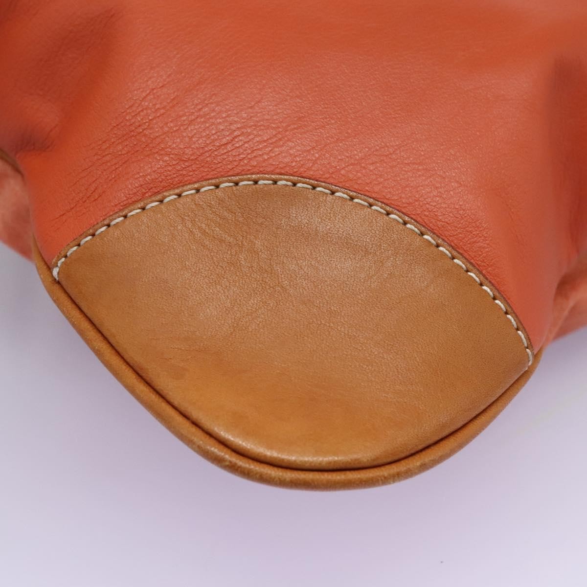 Burberry Blue Label Suede Orange Suede Shoulder Bag Bag (Pre-Owned)