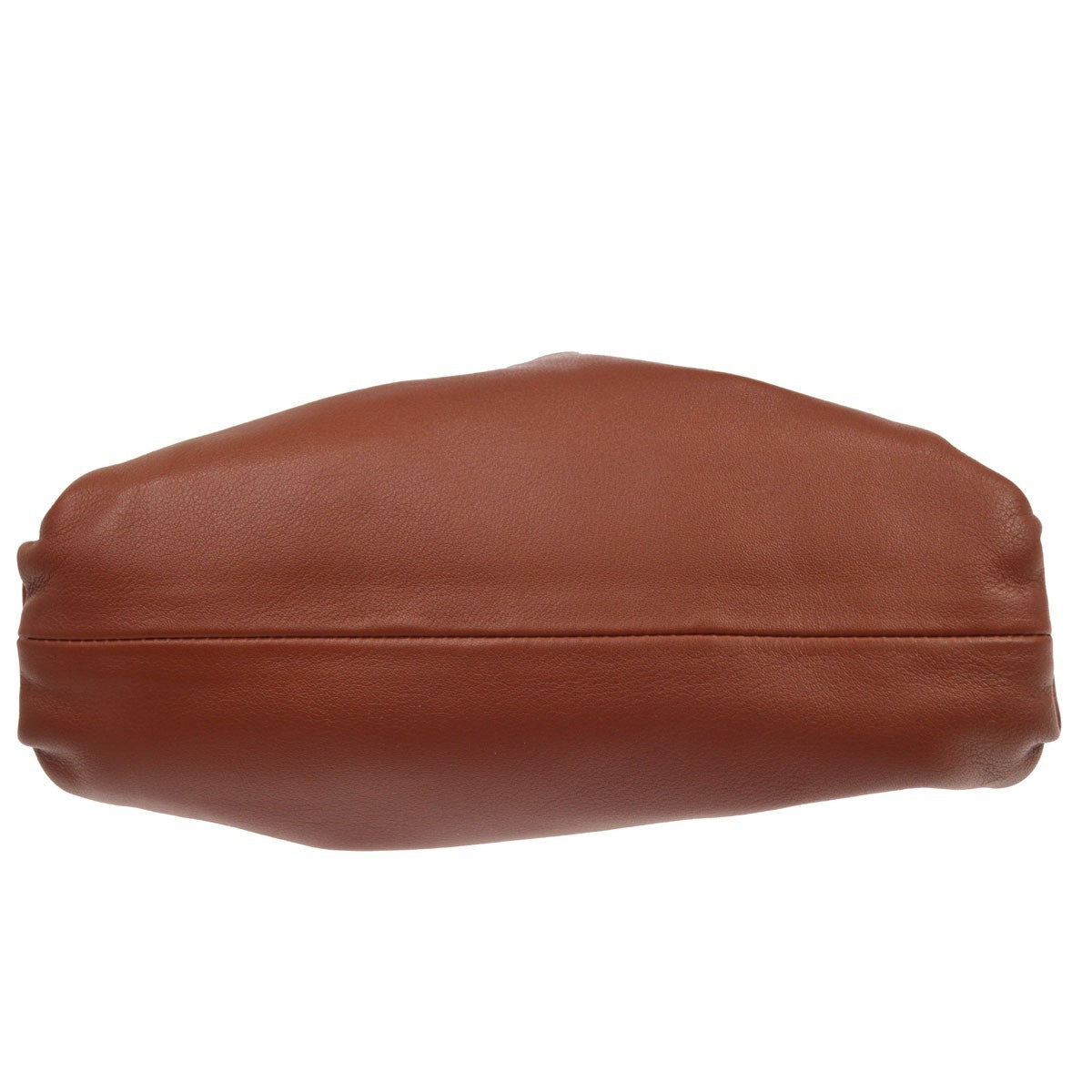 Bottega Veneta The Pouch Leather Brown Leather Clutche & Pouche Bag (Pre-Owned)