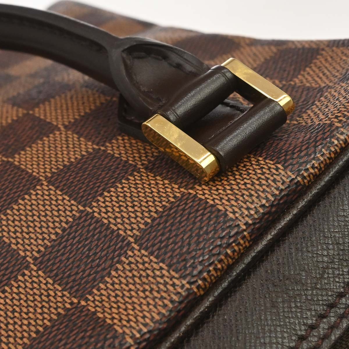 Louis Vuitton Brera Damier Brown Canvas Handbag (Pre-Owned)
