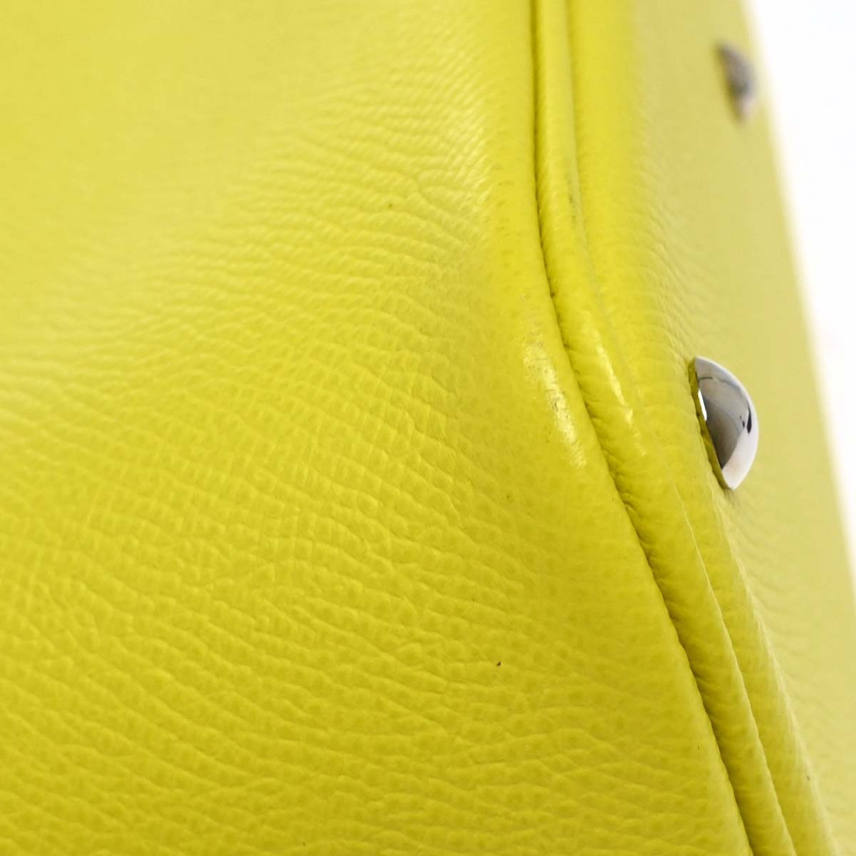 Hermes Bolide Epsom Yellow Leather Handbag (Pre-Owned)