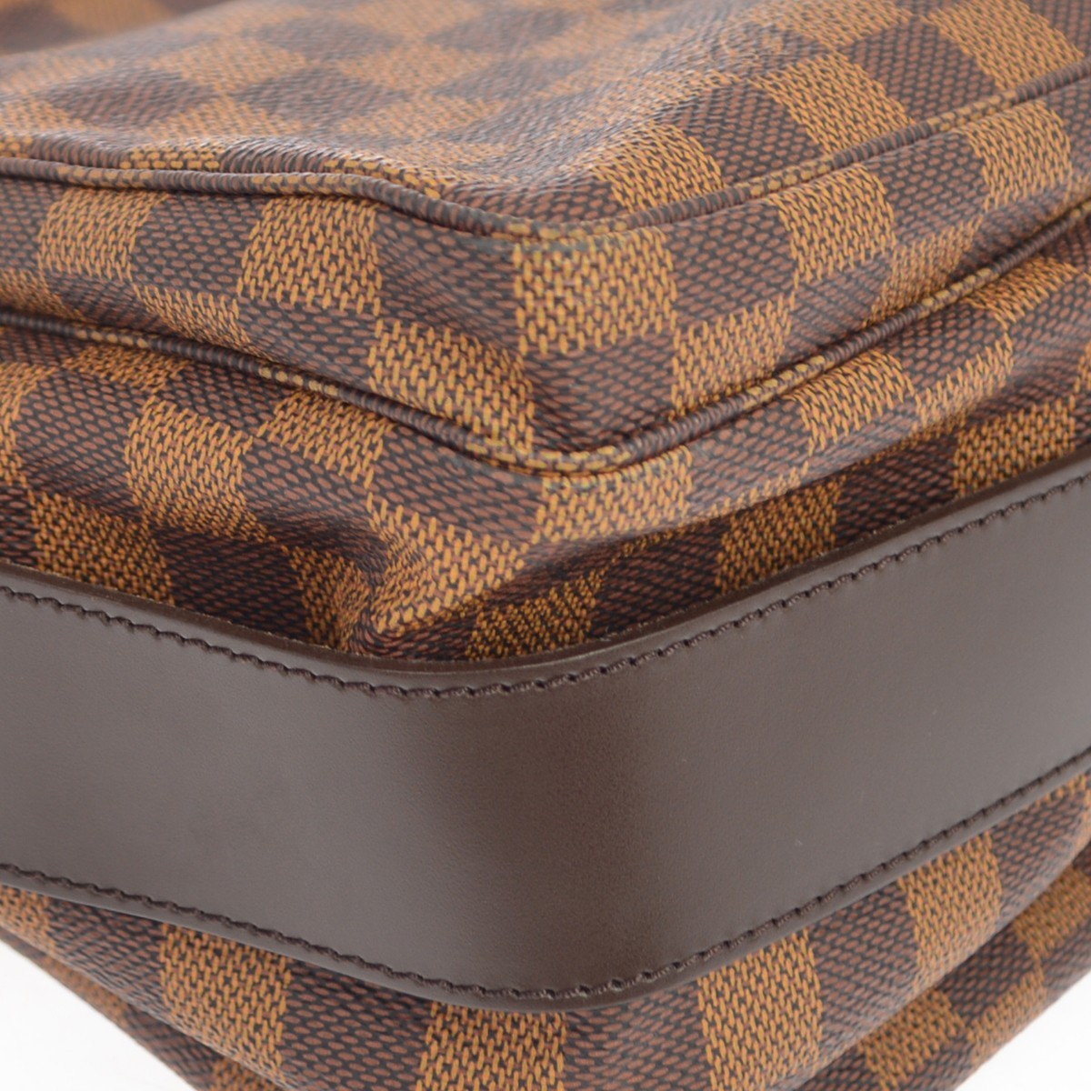 Louis Vuitton Naviglio Damier Brown Canvas Shoulder Bag Bag (Pre-Owned)