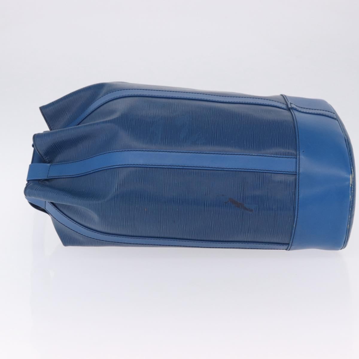 Louis Vuitton Randonnée Epi Blue Leather Backpack Bag (Pre-Owned)