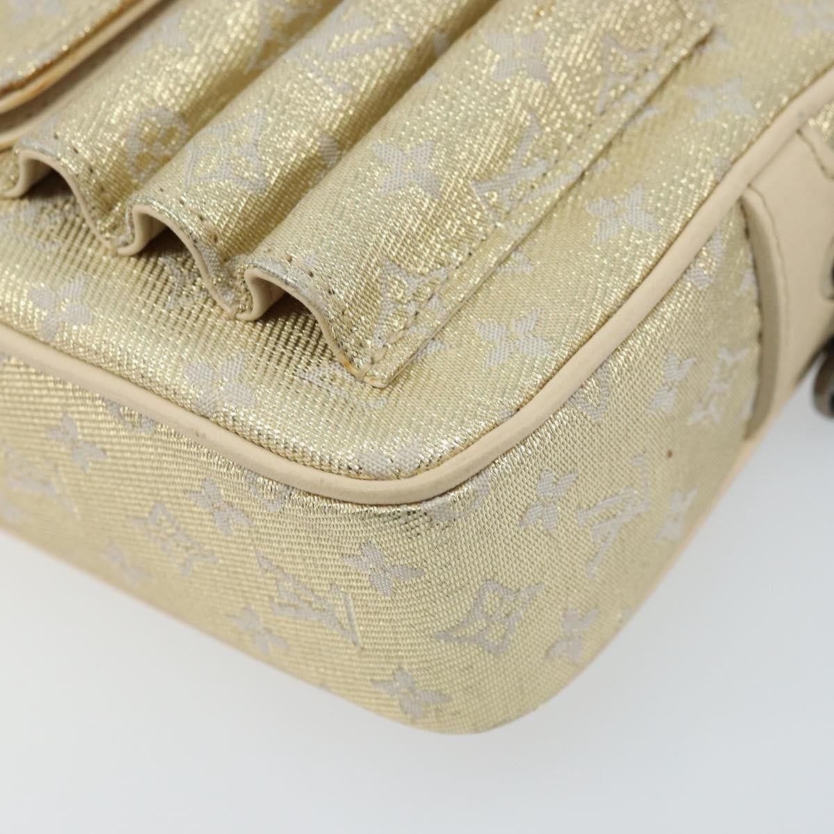 Louis Vuitton Mckenna Mini Lin Gold Canvas Shoulder Bag Bag (Pre-Owned)