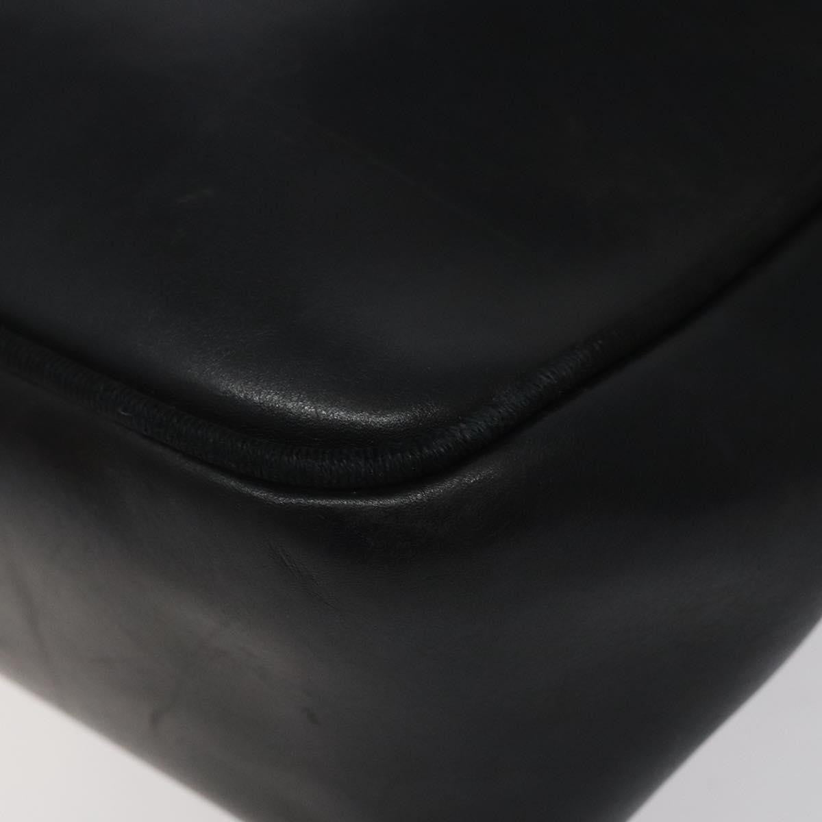 Salvatore Ferragamo Vara Bow Camera Leather Black Leather Shoulder Bag Bag (Pre-Owned)