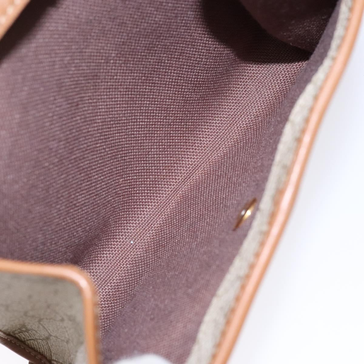 Christian Dior Vintage Honeycomb Flap Coated Canvas Beige Pvc Wallets Accessory (Pre-Owned)