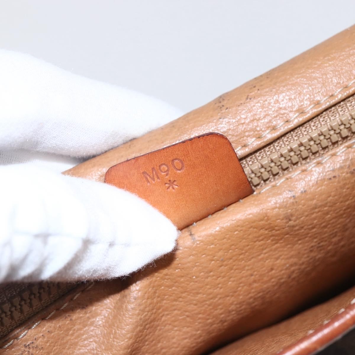 Celine Circle Logo Macadam Canvas And Leather Brown Canvas Clutche & Pouche Bag (Pre-Owned)