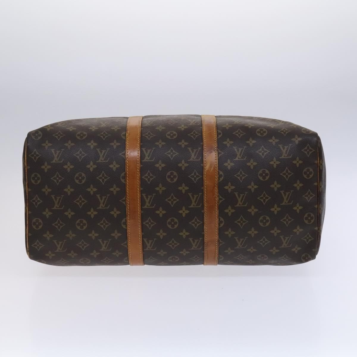 Louis Vuitton Keepall Monogram Canvas Brown Canvas Travel Bag Bag (Pre-Owned)
