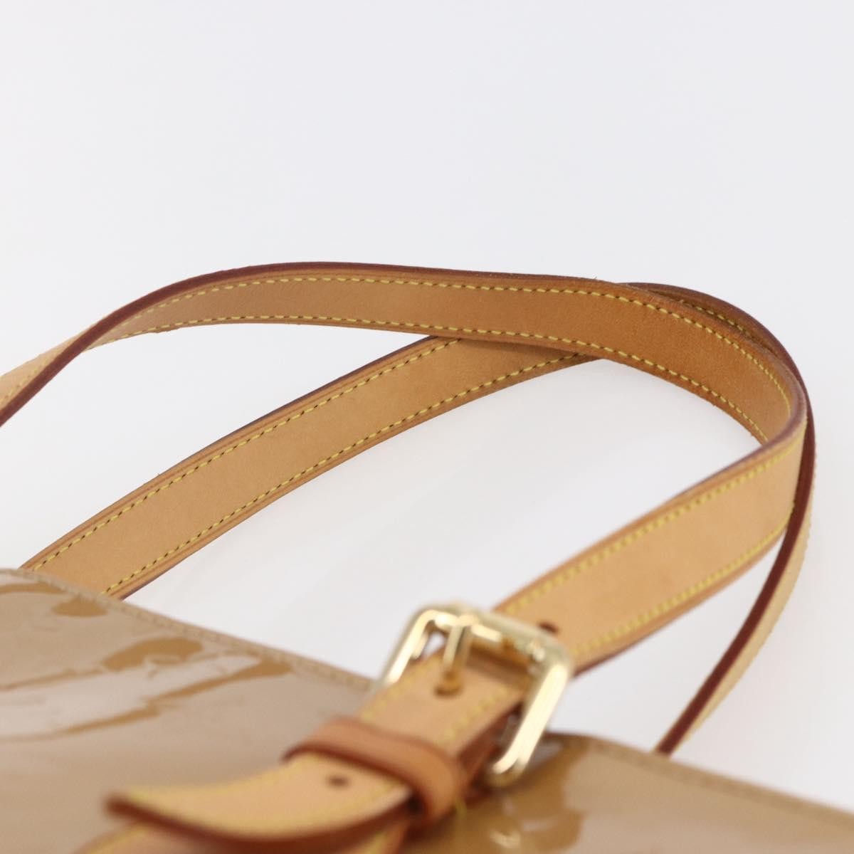 Louis Vuitton Brentwood Monogram Vernis Brown Patent_Leather Bag (Pre-Owned)