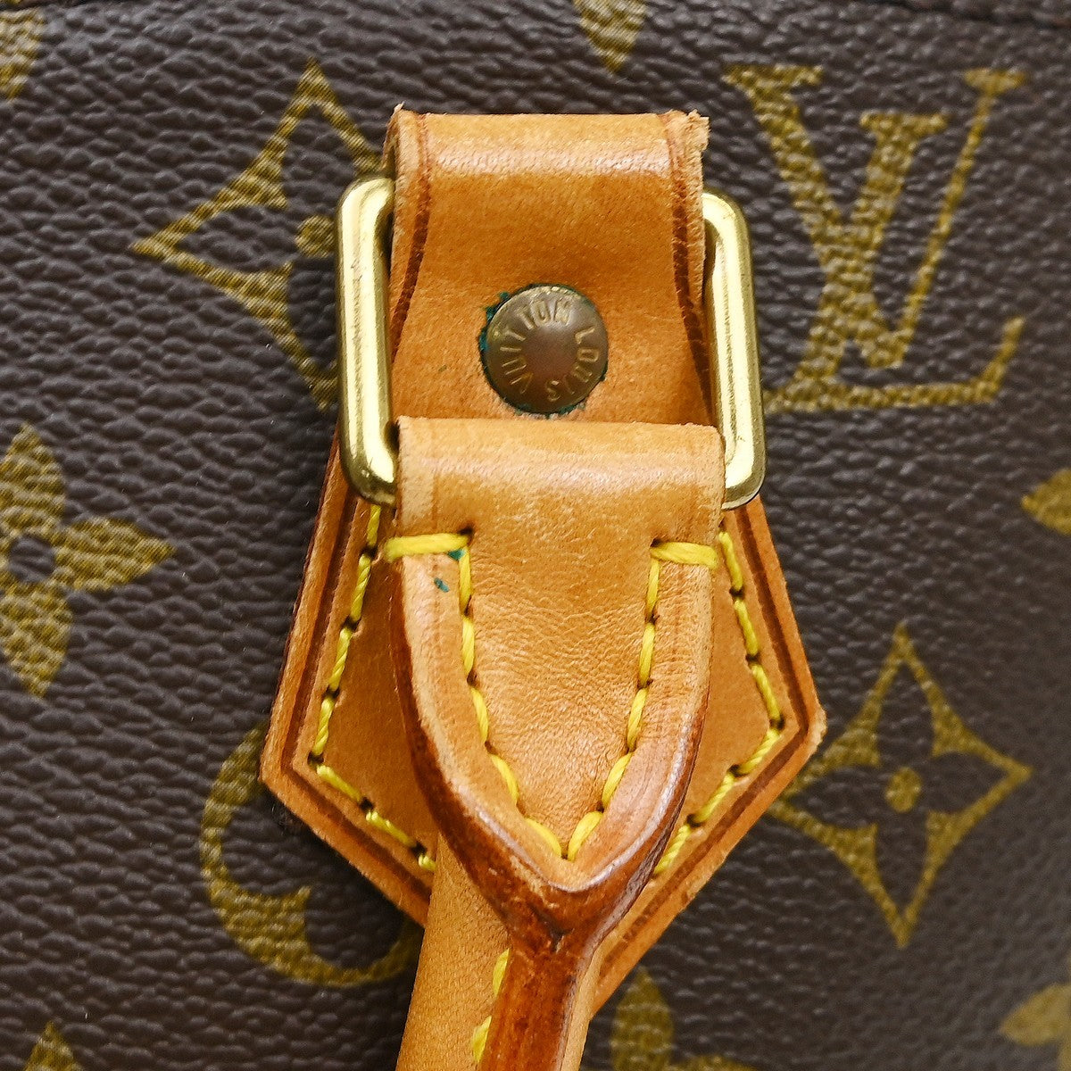 Louis Vuitton Alma Monogram Canvas Brown Canvas Handbag (Pre-Owned)