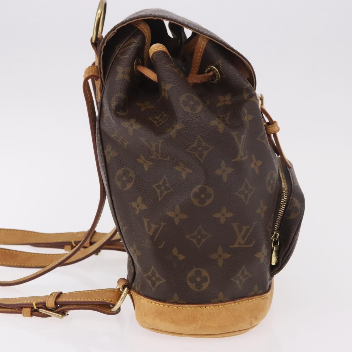 Louis Vuitton Montsouris Monogram Brown Canvas Backpack Bag (Pre-Owned)
