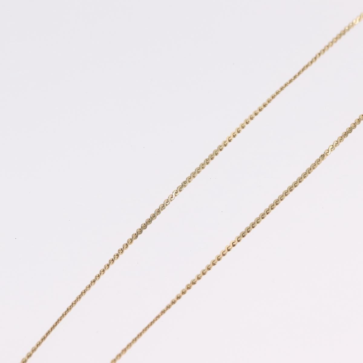 Christian Dior Vintage Cd Pendant Metal Gold Metal Necklace Jewelry (Pre-Owned)