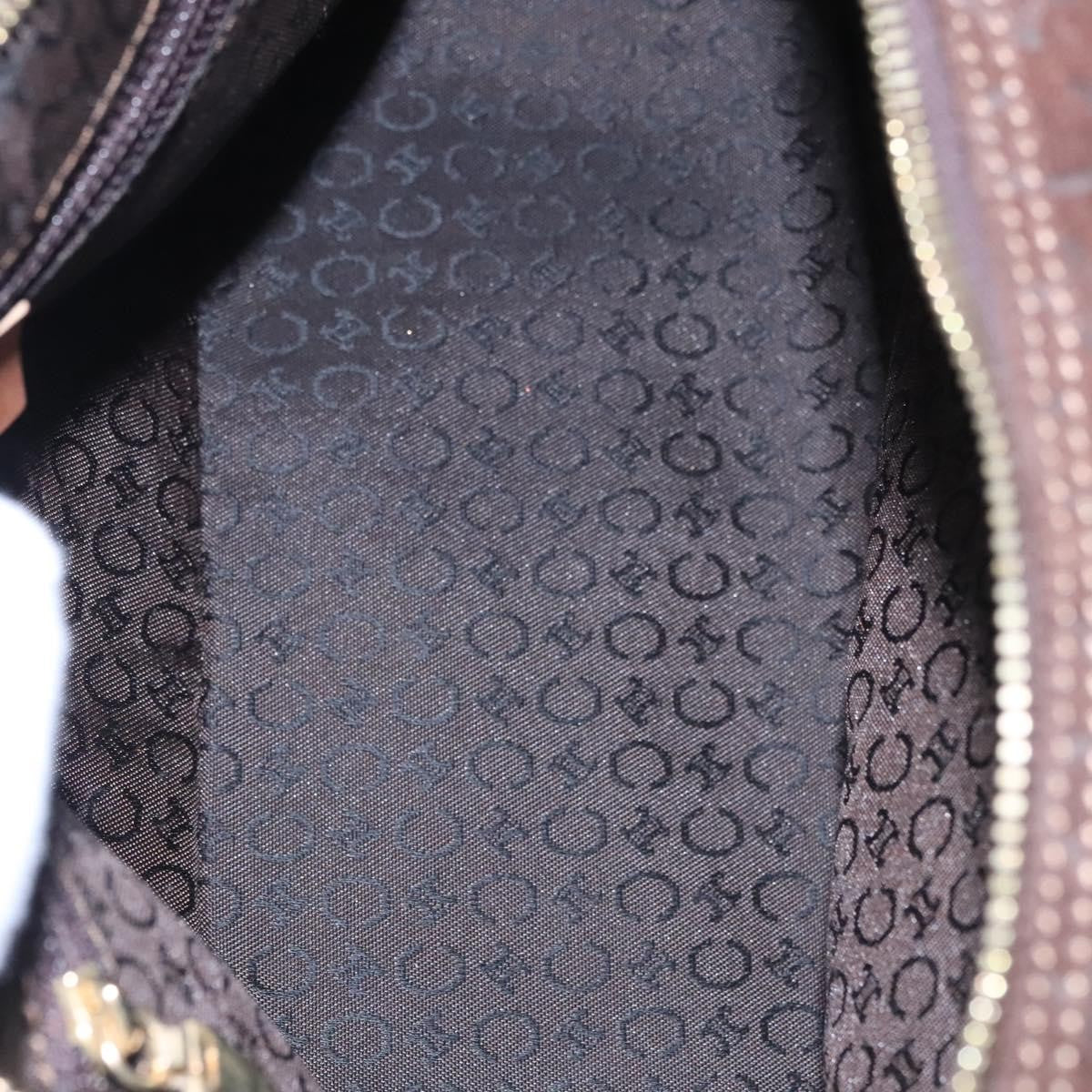 Celine C Macadam Canvas Brown Canvas Handbag (Pre-Owned)