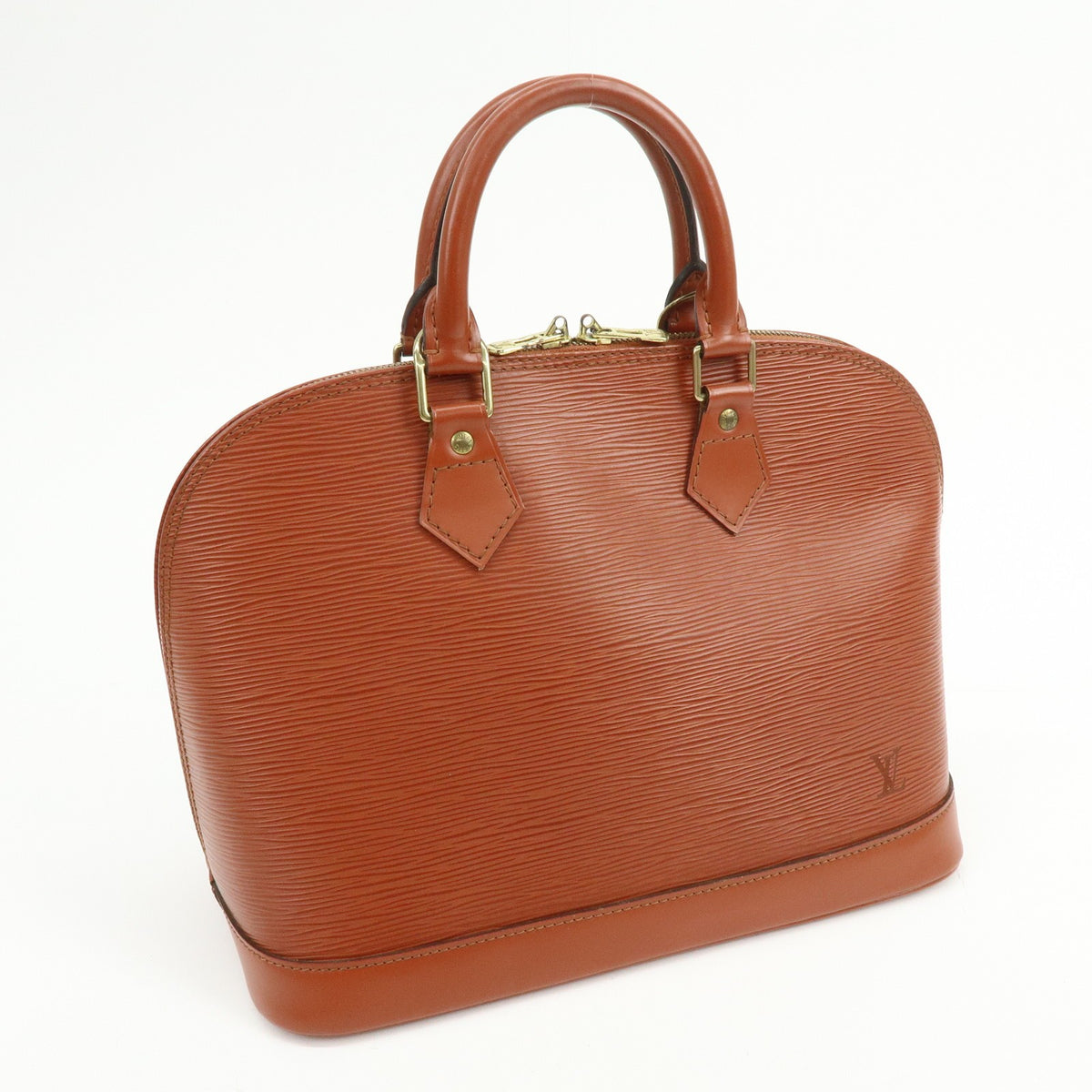 Louis Vuitton Alma Epi Leather Brown Leather Handbag (Pre-Owned)