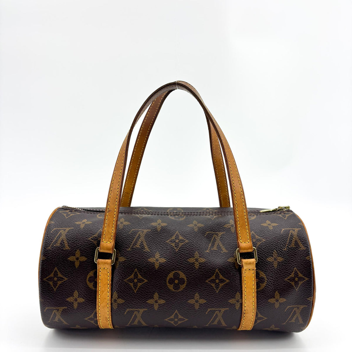 Louis Vuitton Papillon Damier Brown Canvas Handbag (Pre-Owned)