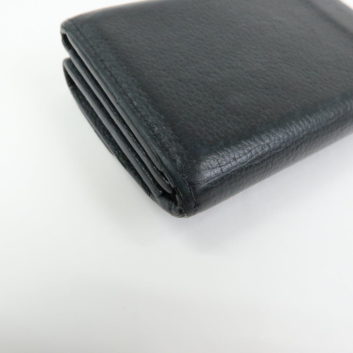 Louis Vuitton Lockmini Leather Black Leather Wallets Accessory (Pre-Owned)
