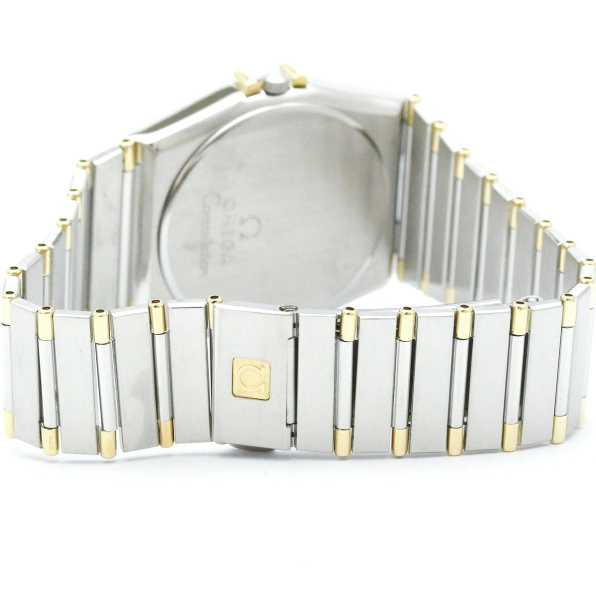 Omega Constellation Quartz Stainless Steel And Yellow Gold Watch (Pre-Owned)