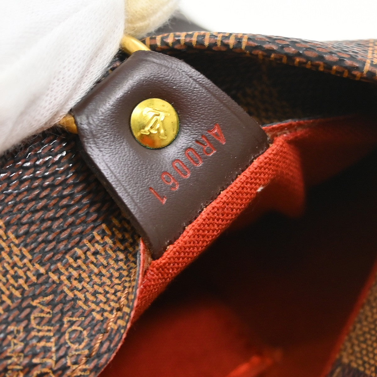 Louis Vuitton Clifton Damier Ebene Brown Canvas Tote Bag Bag (Pre-Owned)