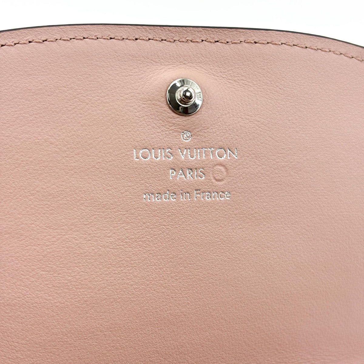 Louis Vuitton Iris Wallet Nm Mahina Leather Pink Calfskin Wallets Accessory (Pre-Owned)