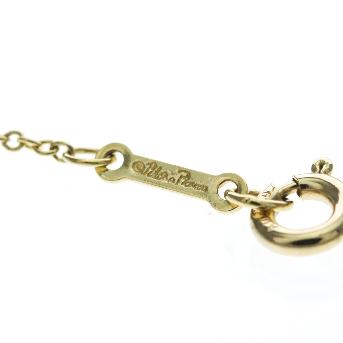 Tiffany & Co. Paloma Picasso Loving Heart Pendant 18K Yellow Gold Gold Yellow_Gold Necklace Jewelry (Pre-Owned)