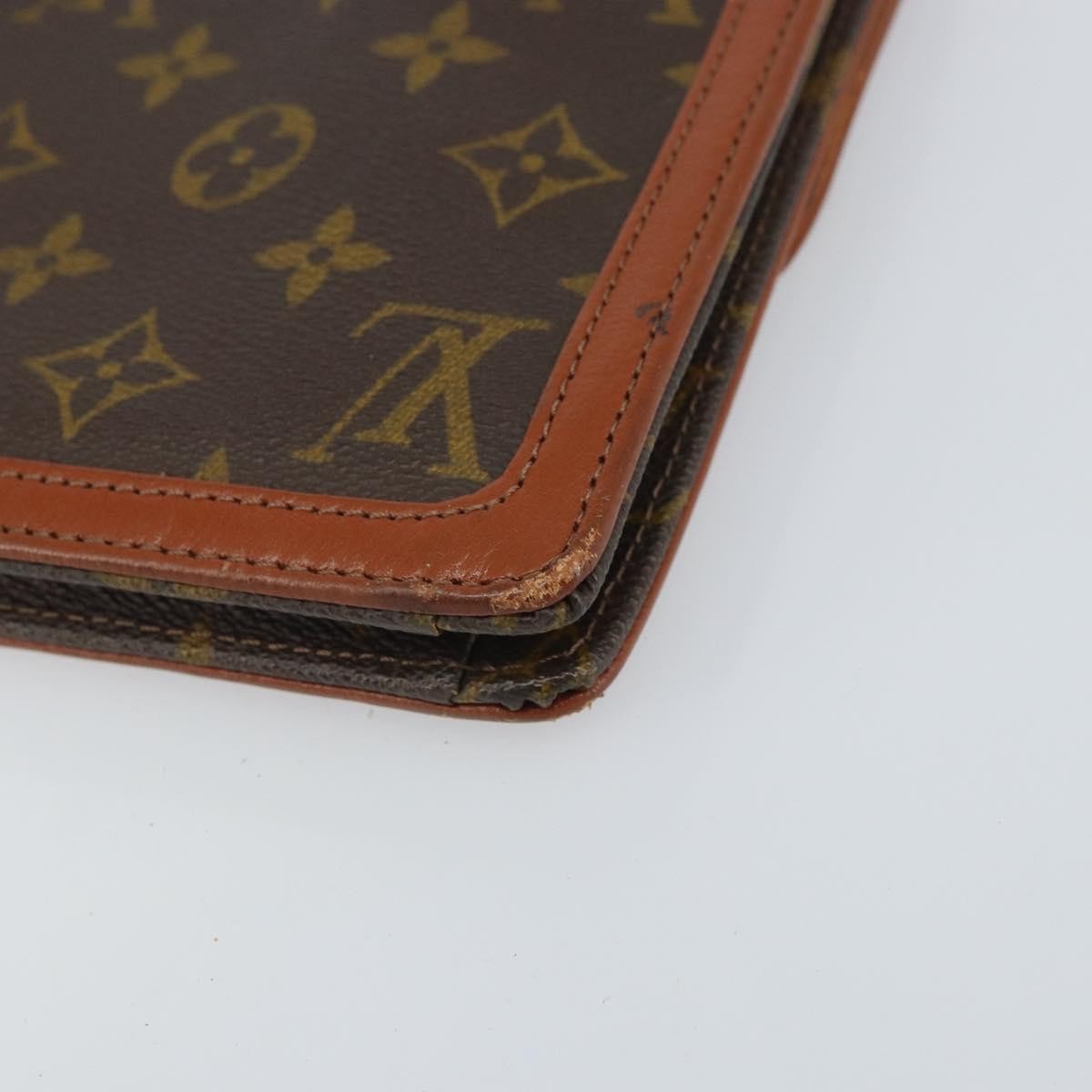 Louis Vuitton Dame Pochette Monogram Canvas Brown Canvas Clutche & Pouche Bag (Pre-Owned)