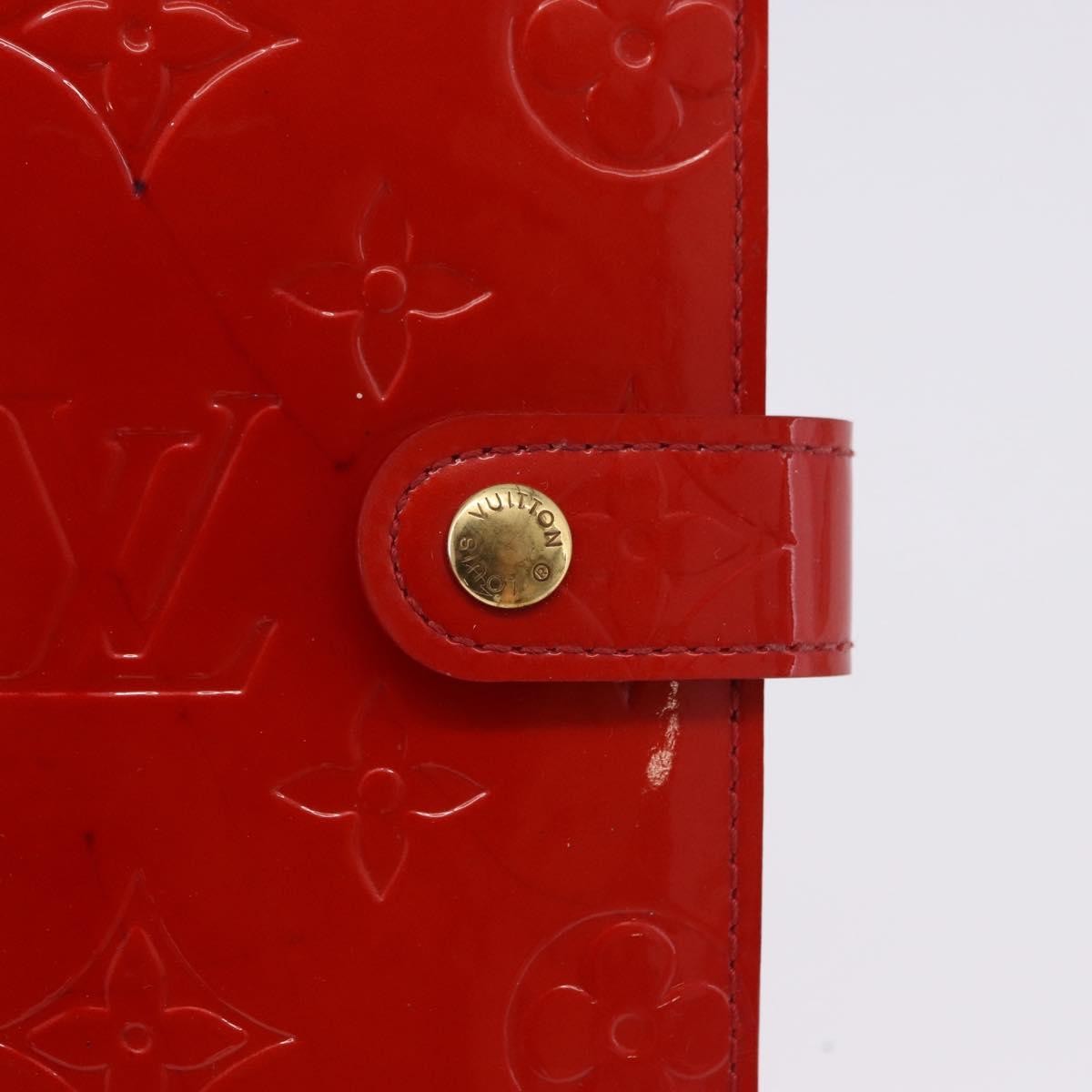 Louis Vuitton Agenda Cover Patent Red Patent_Leather Clutche & Pouche Bag (Pre-Owned)