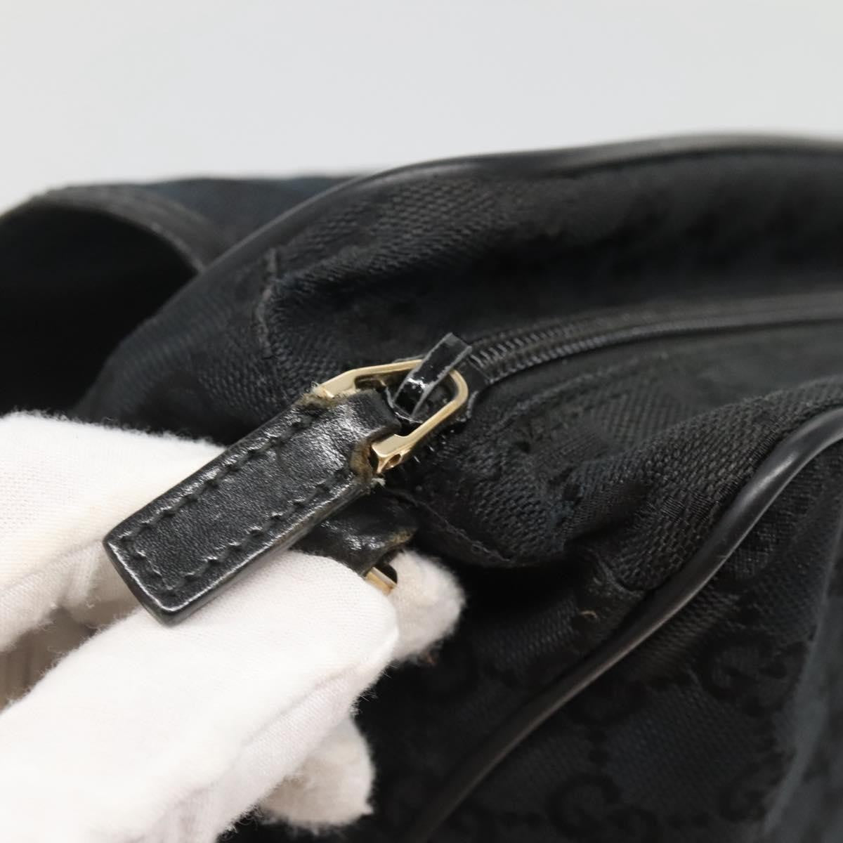Gucci Flap Messenger Gg Coated Canvas Black Canvas Shoulder Bag Bag (Pre-Owned)