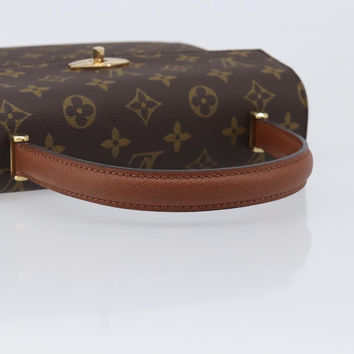 Louis Vuitton Malesherbes Monogram Canvas Brown Canvas Handbag (Pre-Owned)