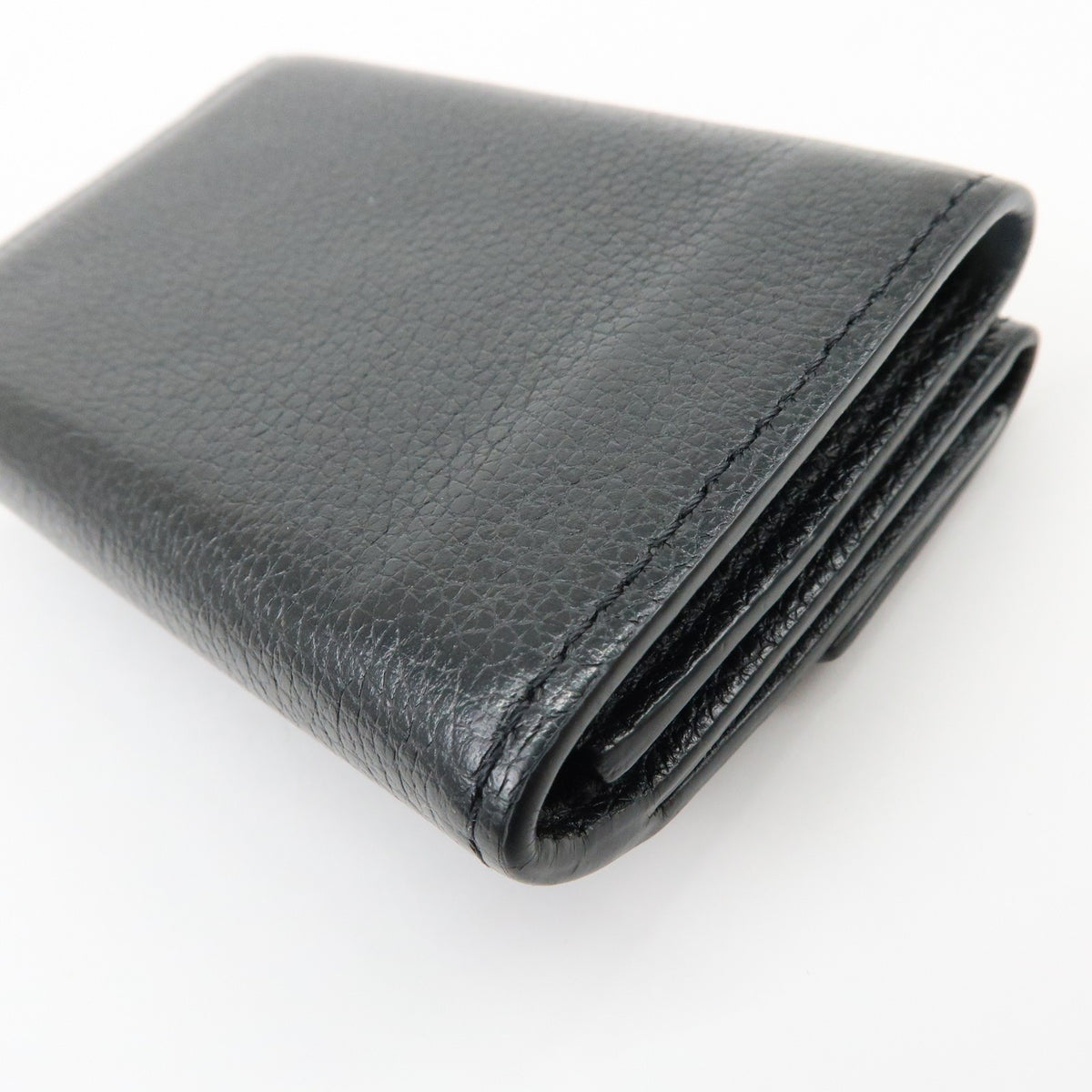 Louis Vuitton Lockmini Leather Black Leather Wallets Accessory (Pre-Owned)
