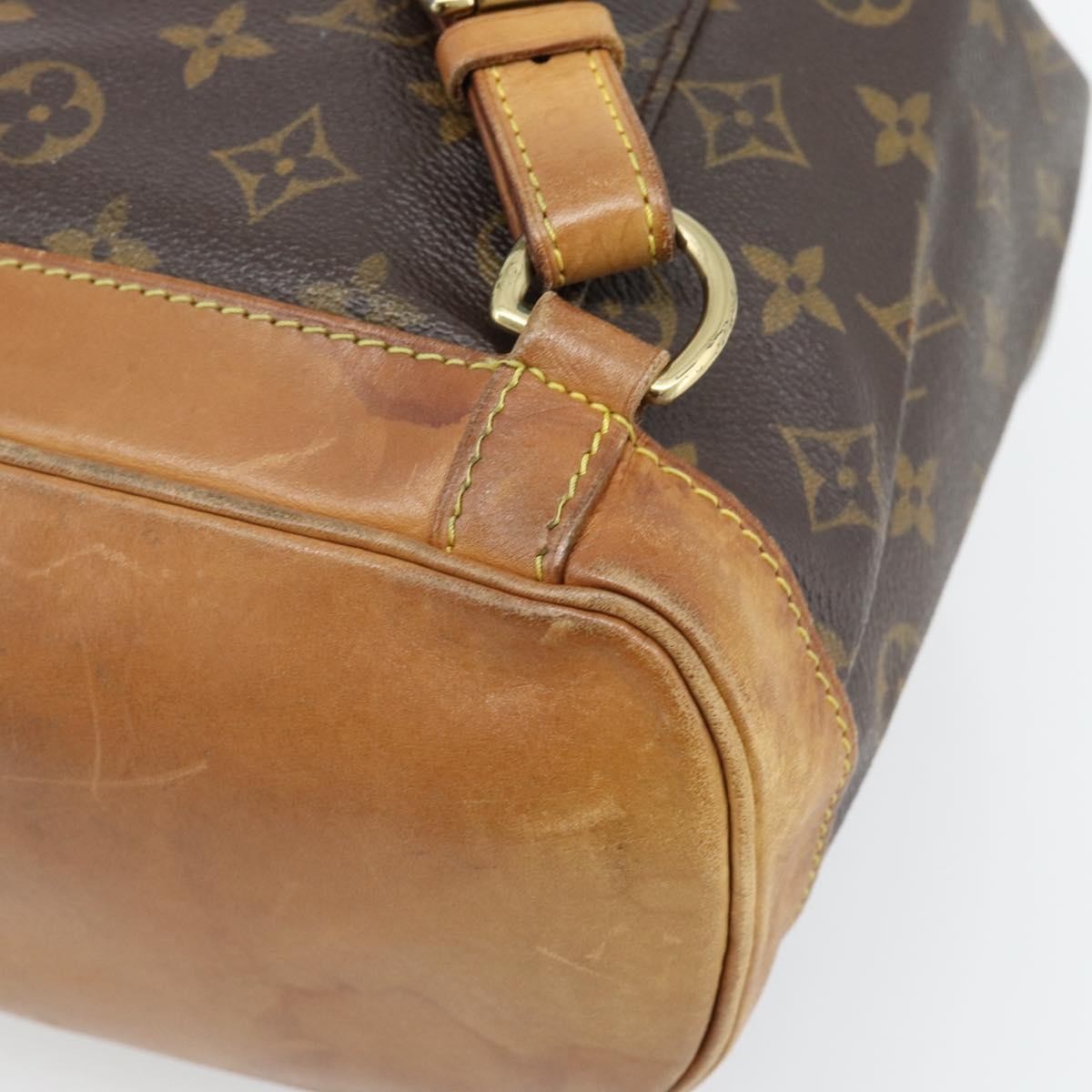Louis Vuitton Vintage Montsouris Monogram Canvas Brown Canvas Backpack Bag (Pre-Owned)