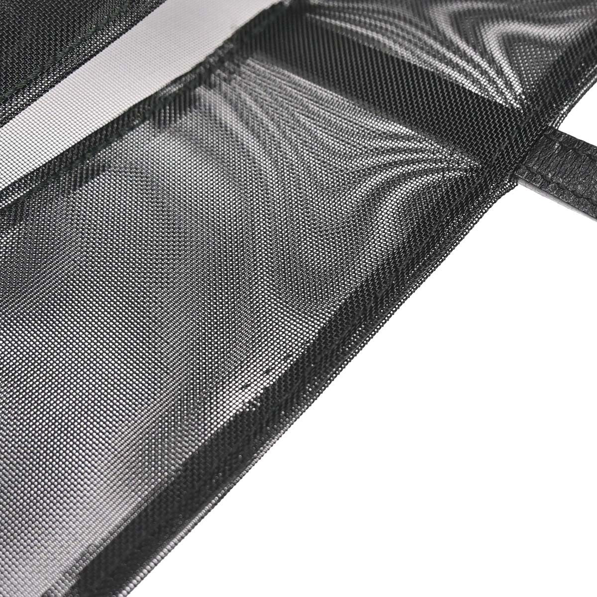 Fendi Vintage Ff Mesh Black Nylon Tote Bag Bag (Pre-Owned)