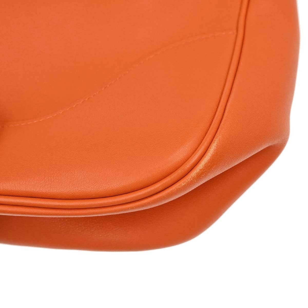 Hermes Trim Epsom Orange Leather Shoulder Bag Bag (Pre-Owned)