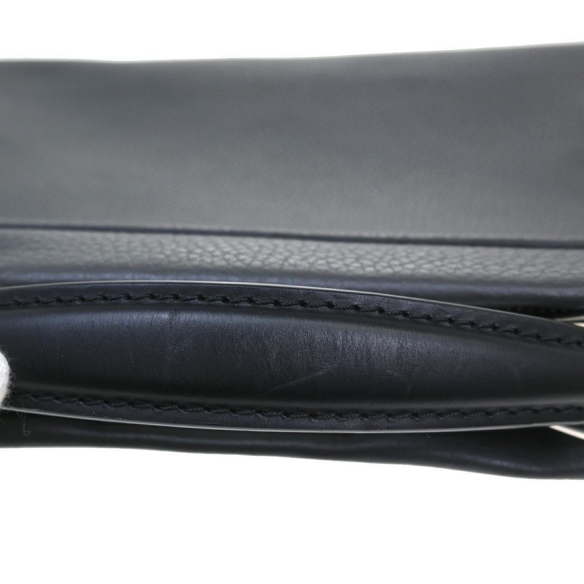 Fendi Monster Selleria Peekaboo Leather Gray Leather Shoulder Bag Bag (Pre-Owned)