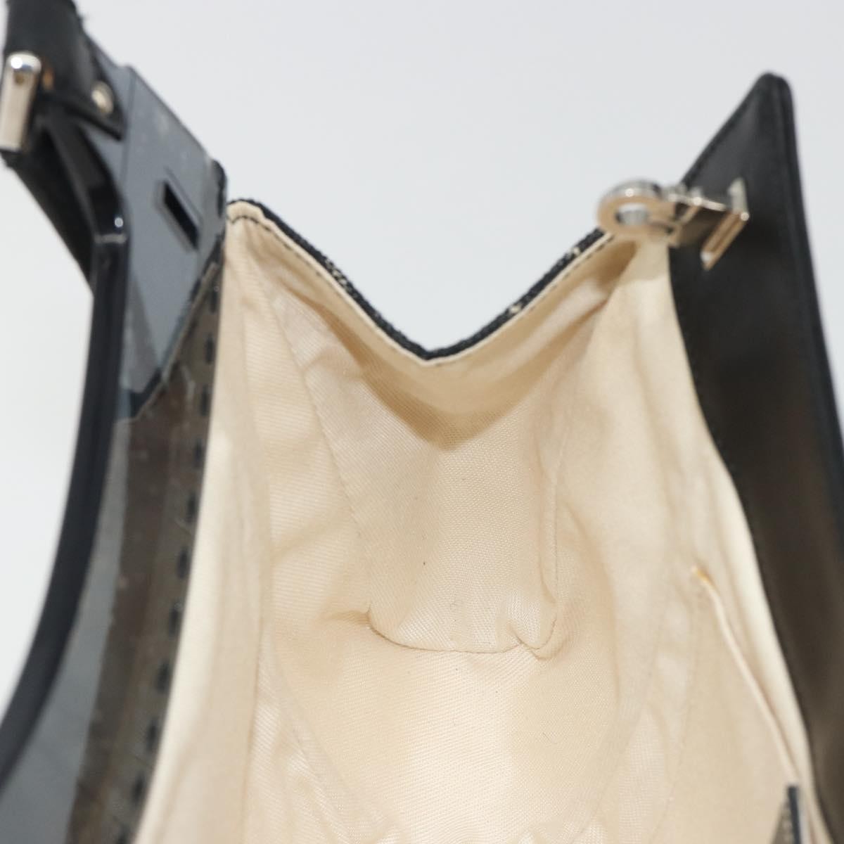 Salvatore Ferragamo Gancini Canvas Beige Canvas Crossbody Bag Bag (Pre-Owned)
