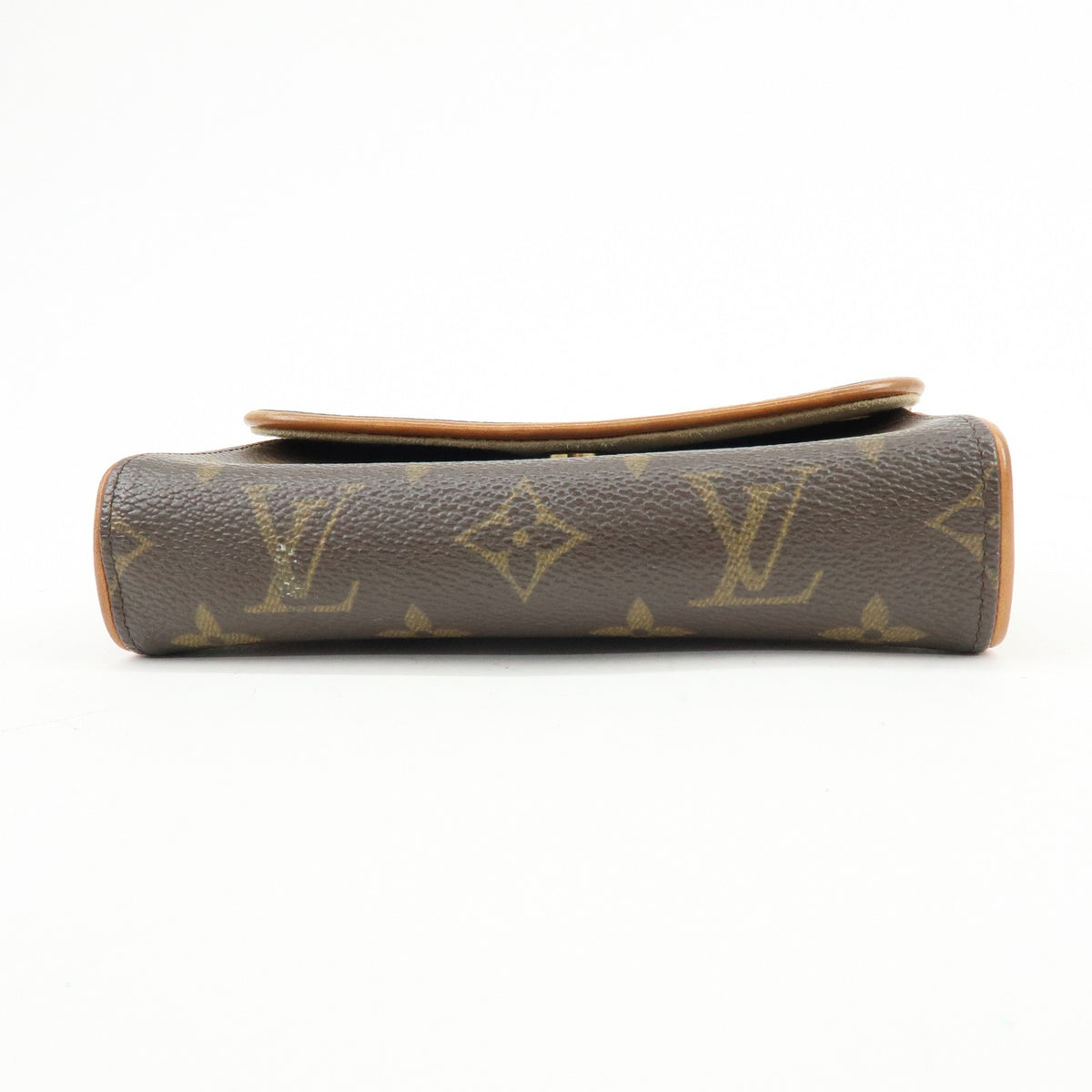 Louis Vuitton Florentine Waist Monogram Canvas Brown Canvas Handbag (Pre-Owned)
