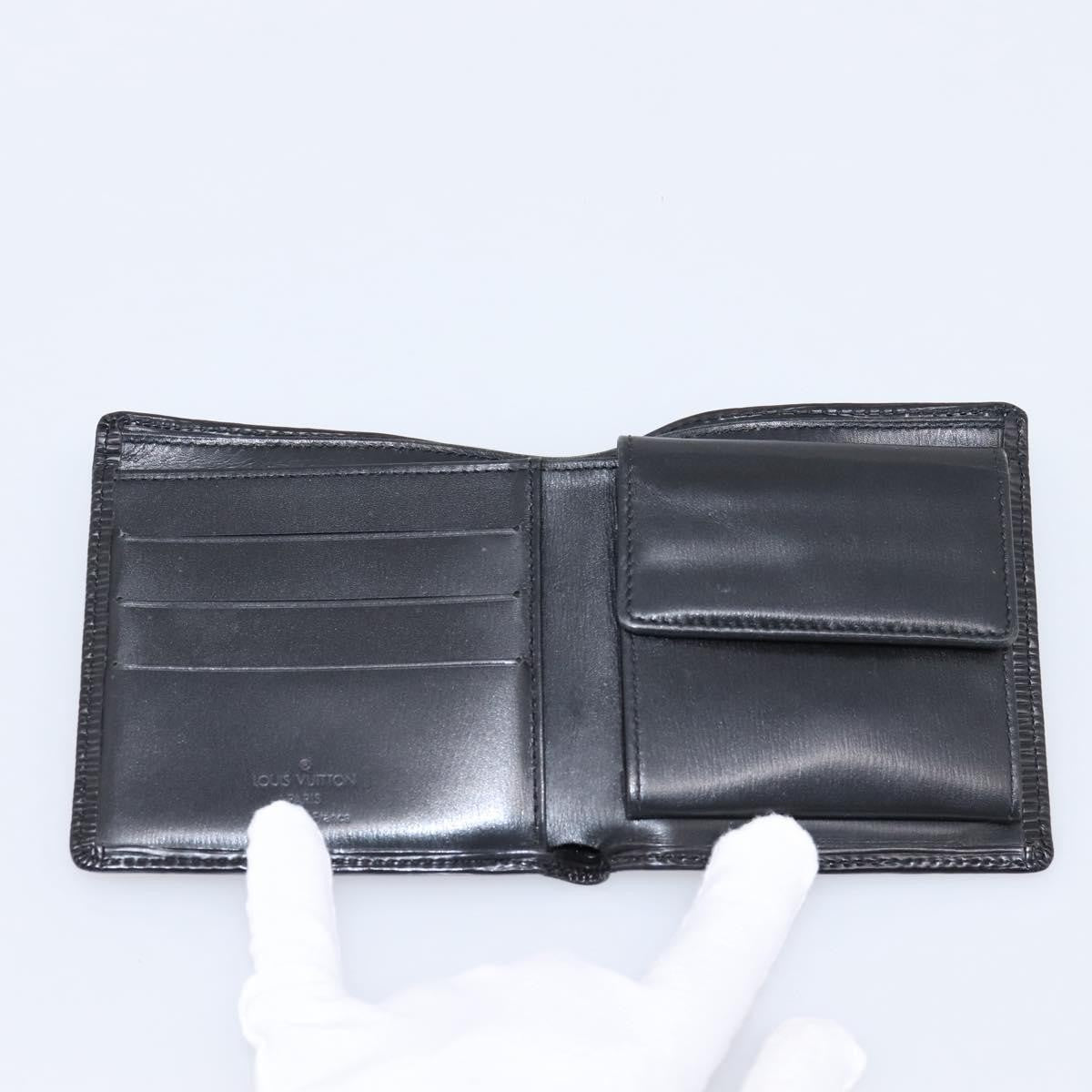 Louis Vuitton Marco Epi Leather Black Leather Wallets Accessory (Pre-Owned)