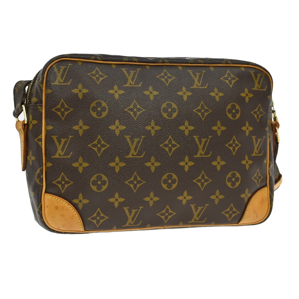 Louis Vuitton Nil Messenger Monogram Canvas Brown Canvas Shoulder Bag Bag (Pre-Owned)