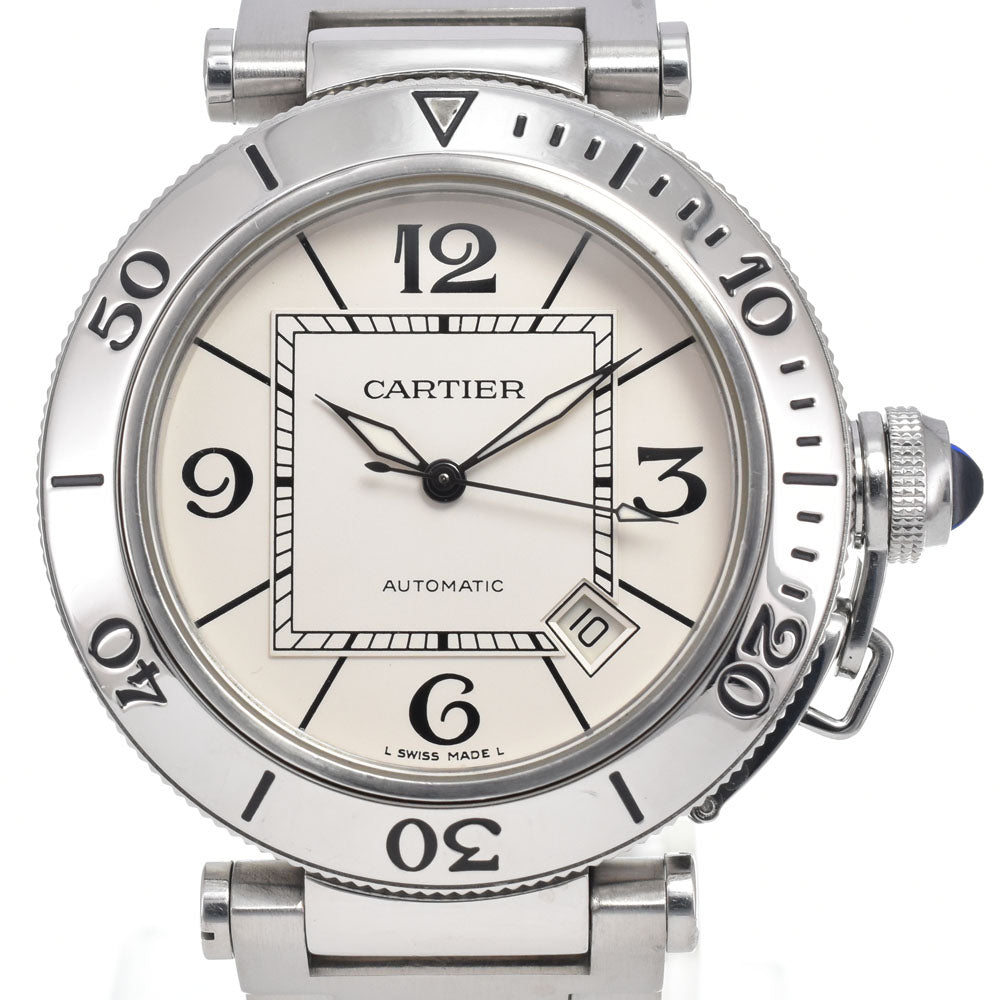 Cartier Pasha De Cartier Automatic Stainless Steel Watch (Pre-Owned)