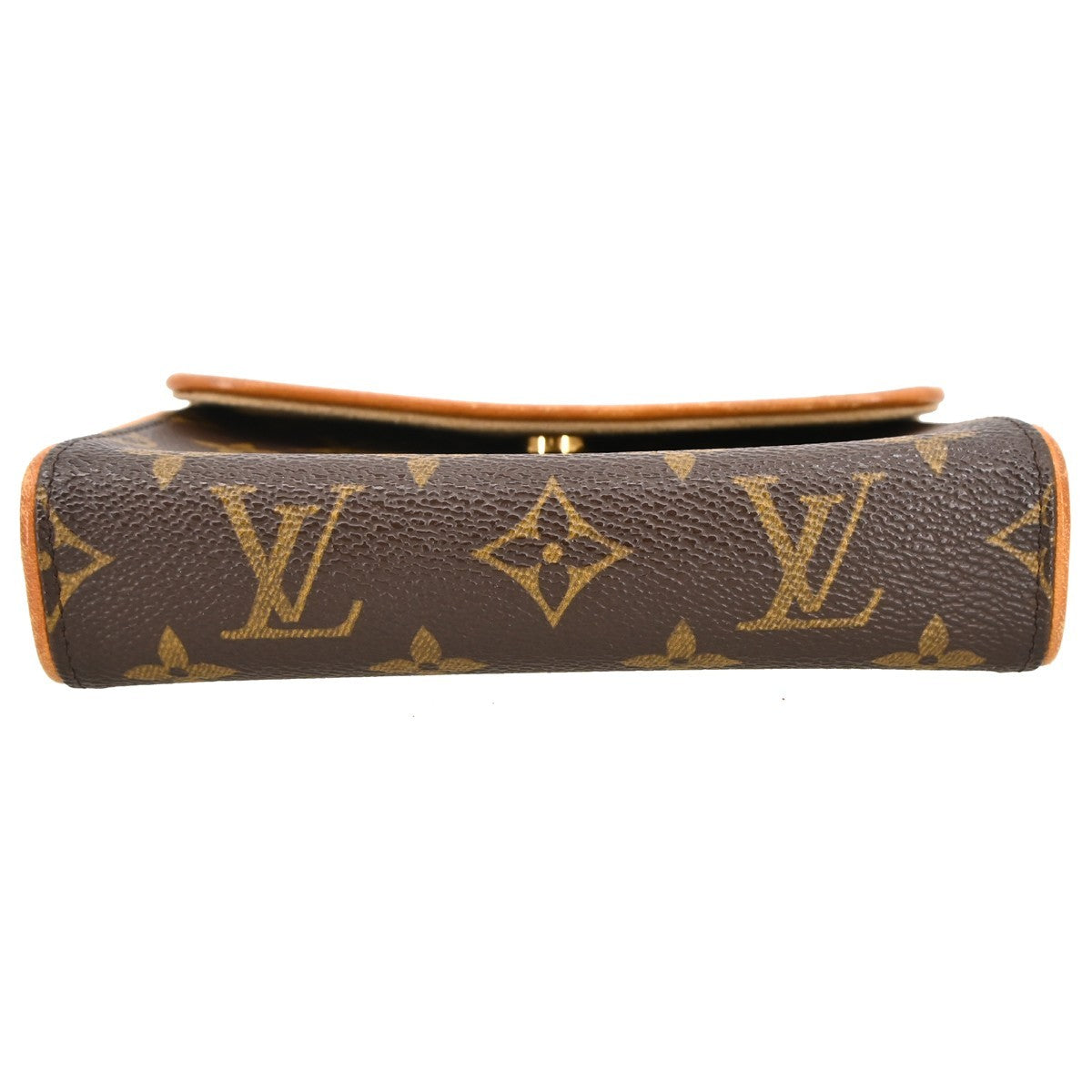 Louis Vuitton Florentine Monogram Brown Canvas Clutche & Pouche Bag (Pre-Owned)