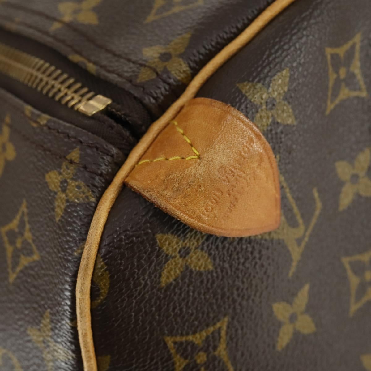 Louis Vuitton Keepall Monogram Canvas Brown Canvas Travel Bag Bag (Pre-Owned)
