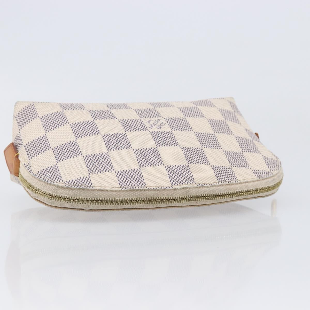 Louis Vuitton Cosmetic Damier Beige Canvas Toiletry Case Accessory (Pre-Owned)