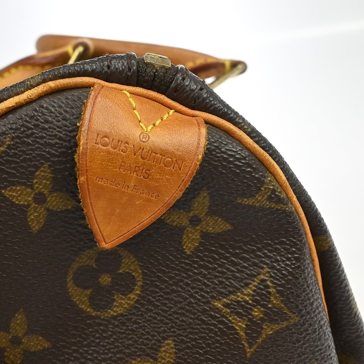 Louis Vuitton Speedy Monogram Brown Canvas Handbag (Pre-Owned)