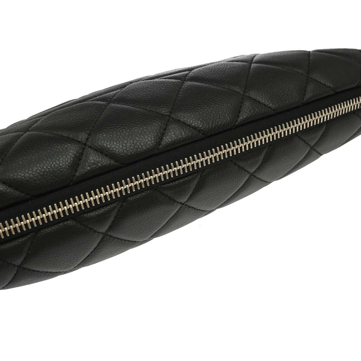 Chanel Timeless Cc Expandable Tote Quilted Caviar Black Leather Tote Bag Bag (Pre-Owned)