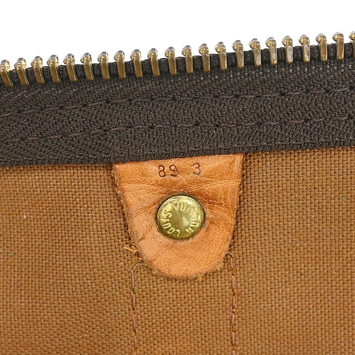 Louis Vuitton Keepall Monogram Brown Canvas Travel Bag Bag (Pre-Owned)