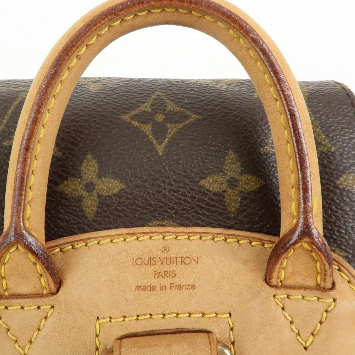 Louis Vuitton Vintage Montsouris Monogram Canvas Brown Canvas Backpack Bag (Pre-Owned)